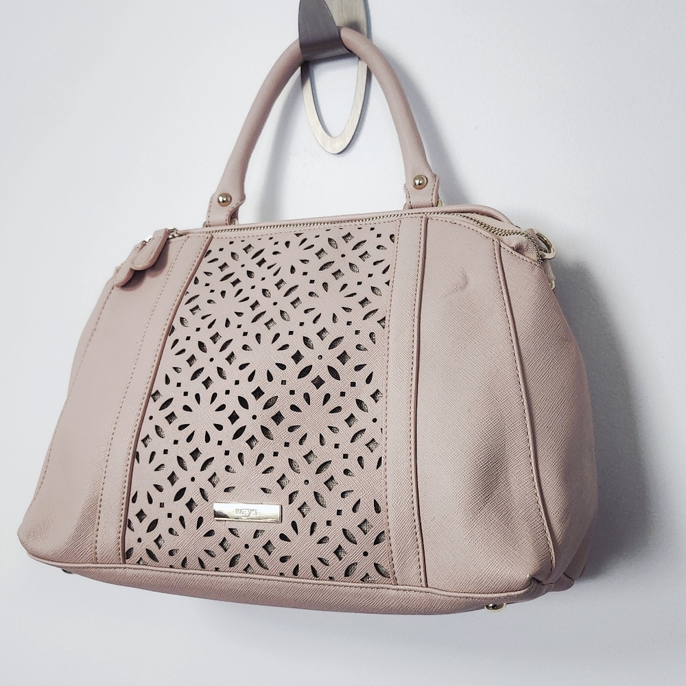 Heys Bliss Satchel Handbag Blush Cut Out Floral - Picture 3 of 16